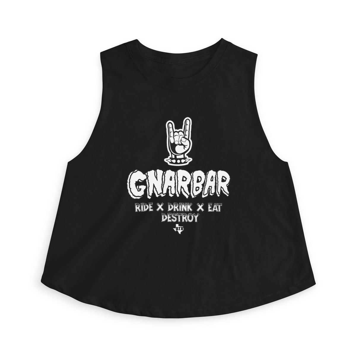 King Solid Womens Crop Top