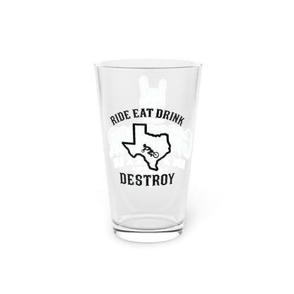 Full Send Pint Glass